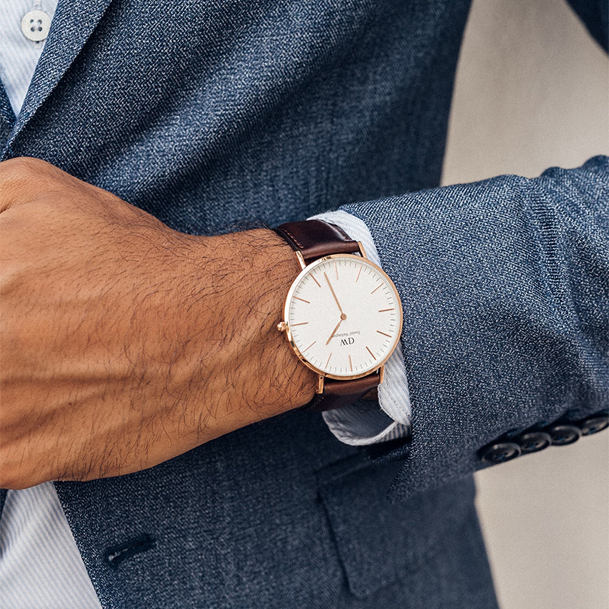 Daniel Wellington Classic Bristol Mens Brown Watch Dw00100009 -korean beauty