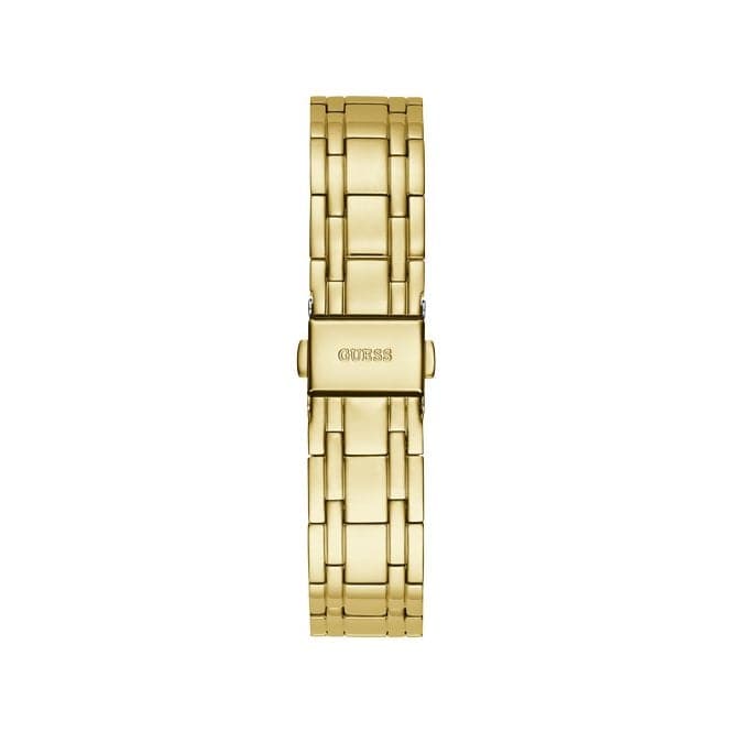 Guess Watches Afterglow Ladies Sport Gold Stainless Steel Watch Gw0312l2 -korean beauty