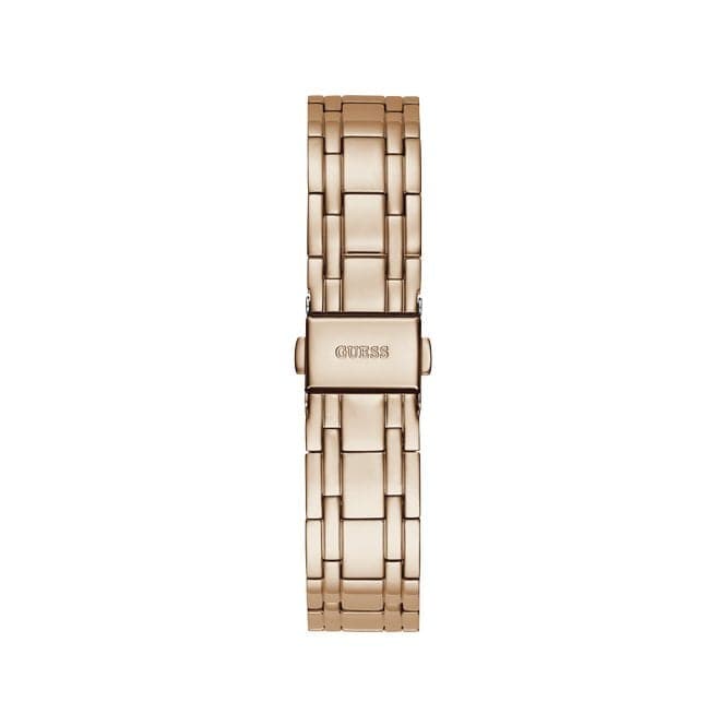 Guess Watches Afterglow Ladies Sport Rose Gold Stainless Steel Watch Gw0312l3 -korean beauty