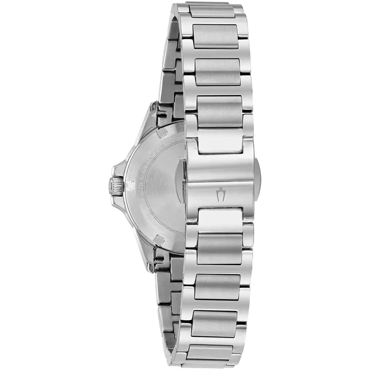 Bulova Marine Star Ladies Silver Watch 96r215 -korean beauty