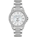 Bulova Marine Star Ladies Silver Watch 96r232 -korean beauty