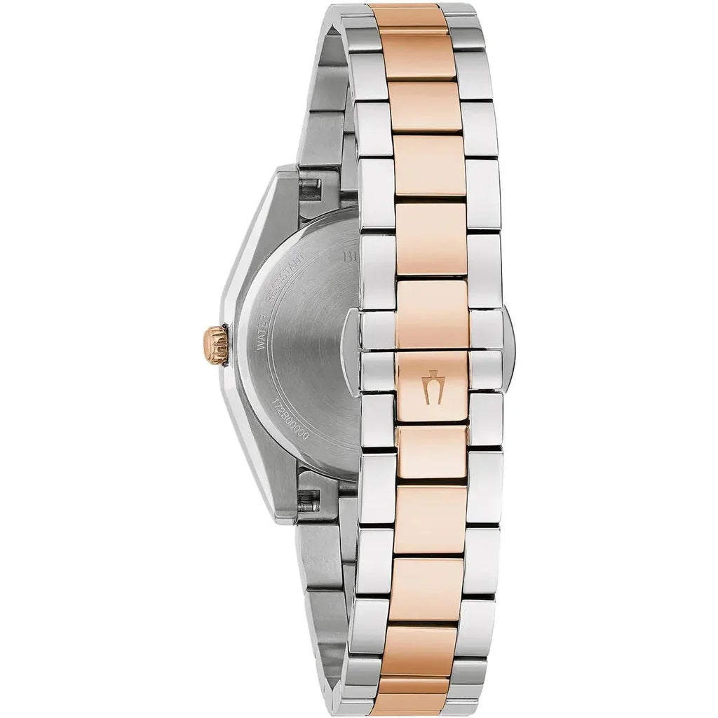 Bulova Surveyor Ladies Mother Of Pearl Watch 98p207 -korean beauty