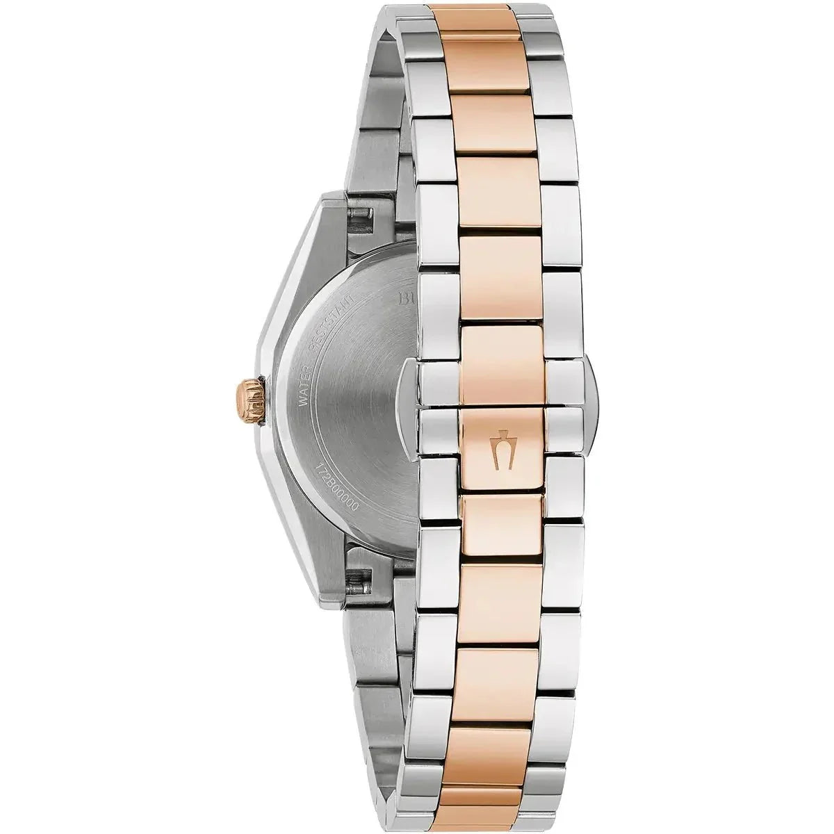Bulova Surveyor Ladies Mother Of Pearl Watch 98p207 -korean beauty