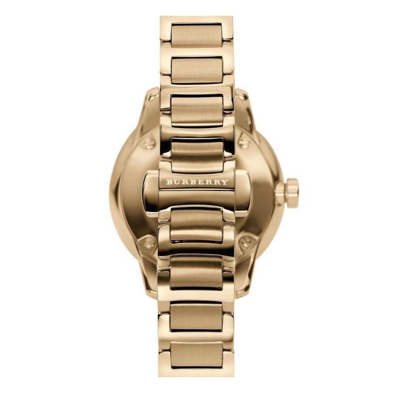 Ladies Gold The Classic Stainless Steel Burberry Watch Bu10109 -korean beauty