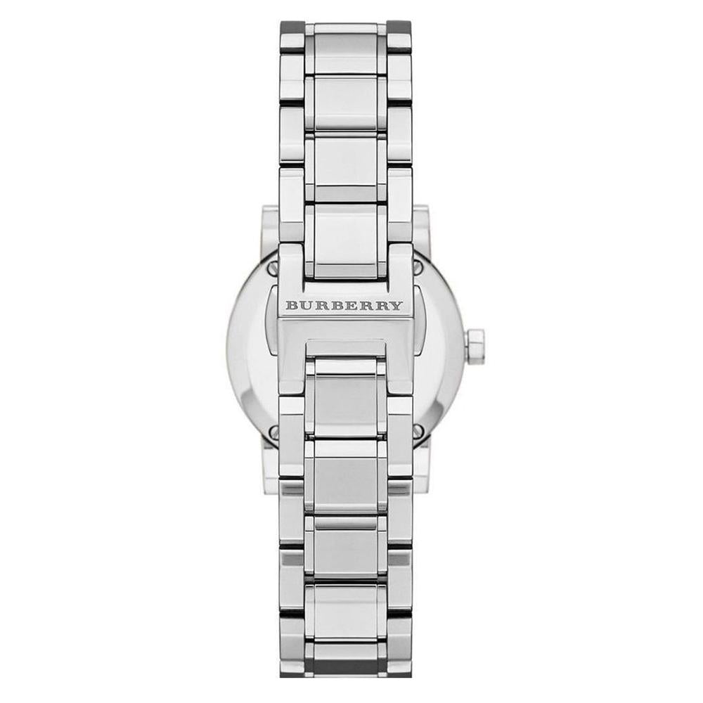 Ladies The City Silver Dial Stainless Steel Burberry Watch Bu9229 -korean beauty