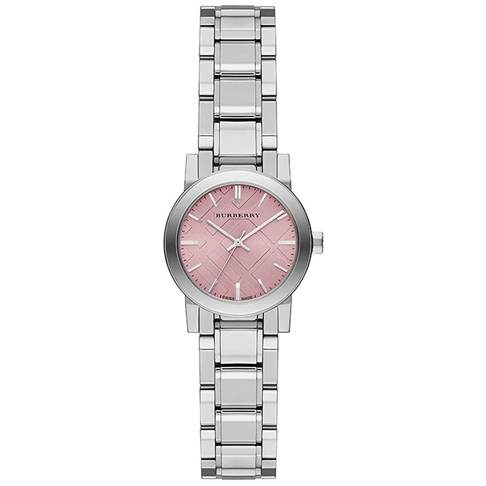 Ladies Silver Stainless Steel Burberry Watch Bu9231 -korean beauty
