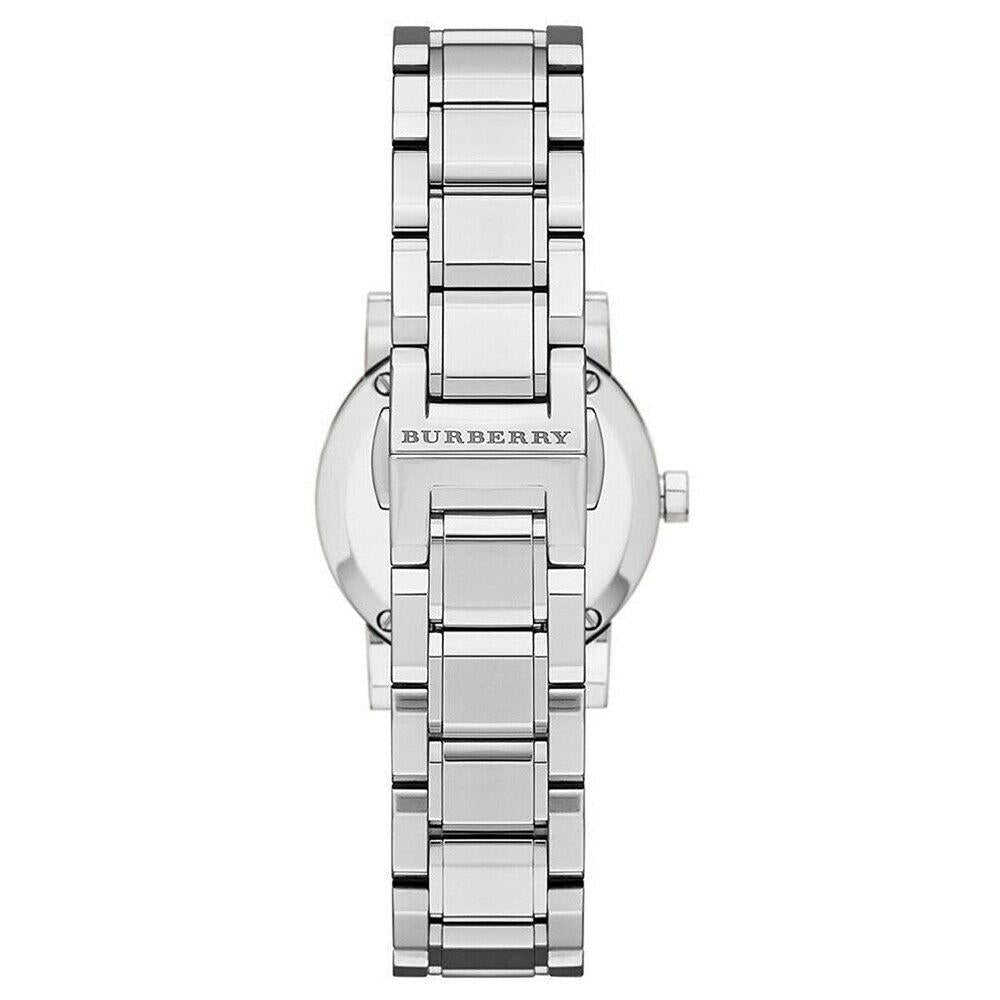 Ladies Silver Stainless Steel Burberry Watch Bu9231 -korean beauty