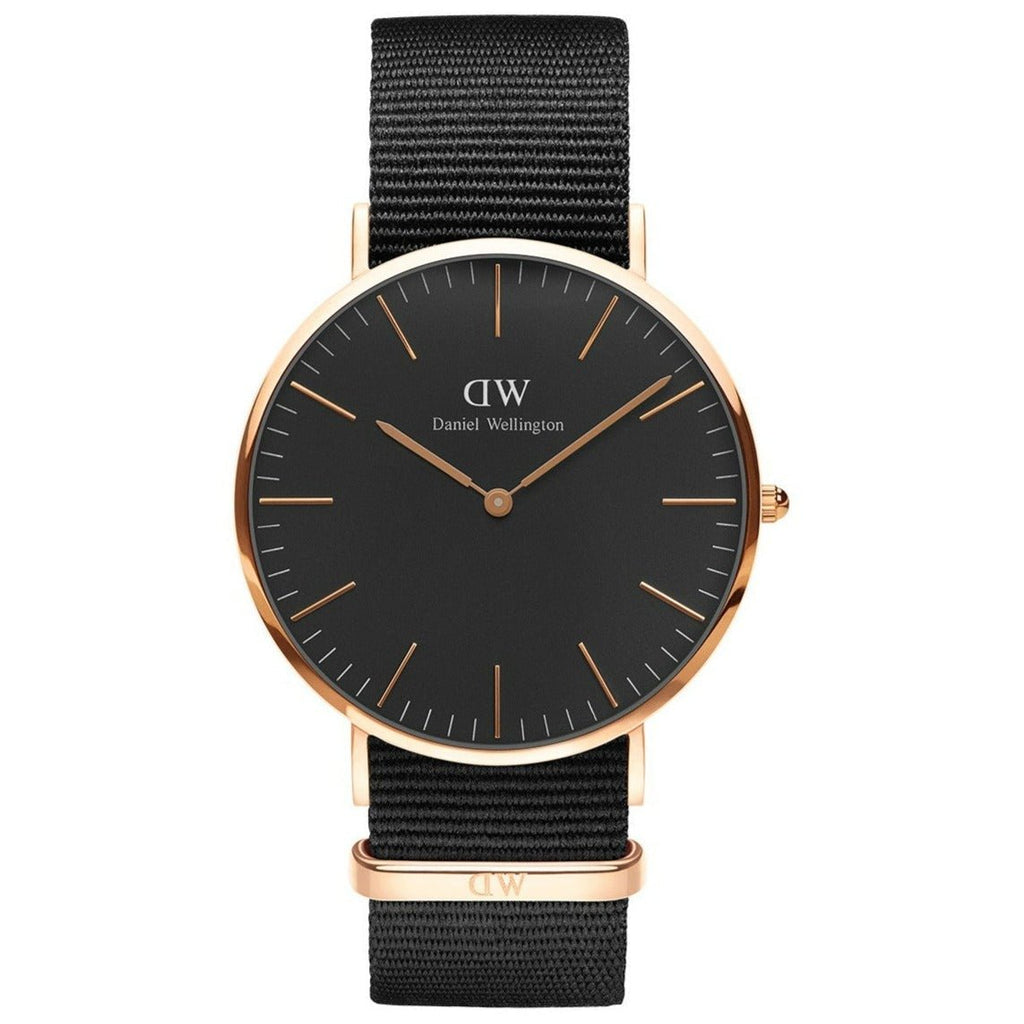 Daniel Wellington Classic 40 Cornwall Mens Black Watch Dw00600148 -korean beauty