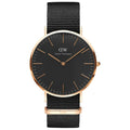 Daniel Wellington Classic 40 Cornwall Mens Black Watch Dw00600148 -korean beauty