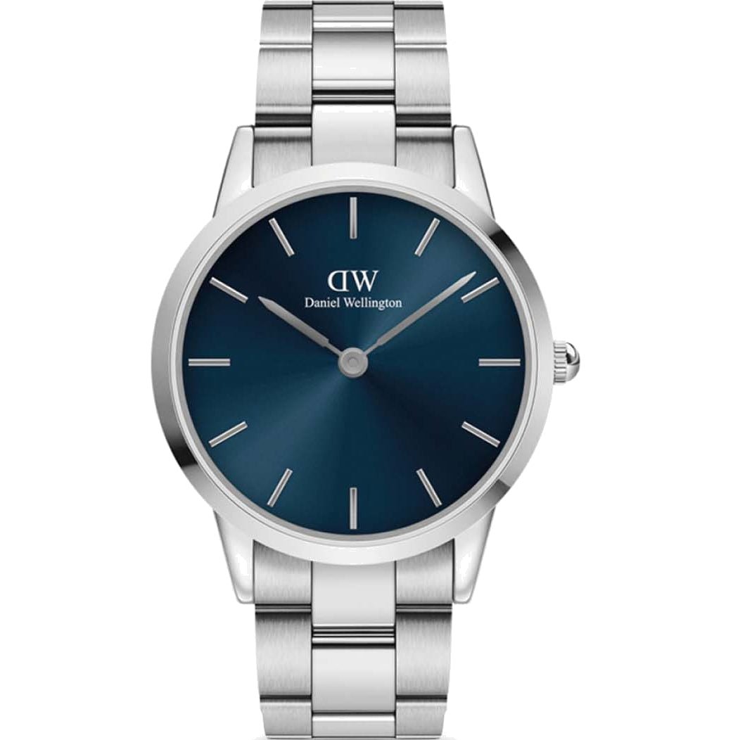 Daniel Wellington Iconic Link Arctic Ladies Silver Watch Dw00100457 -korean beauty