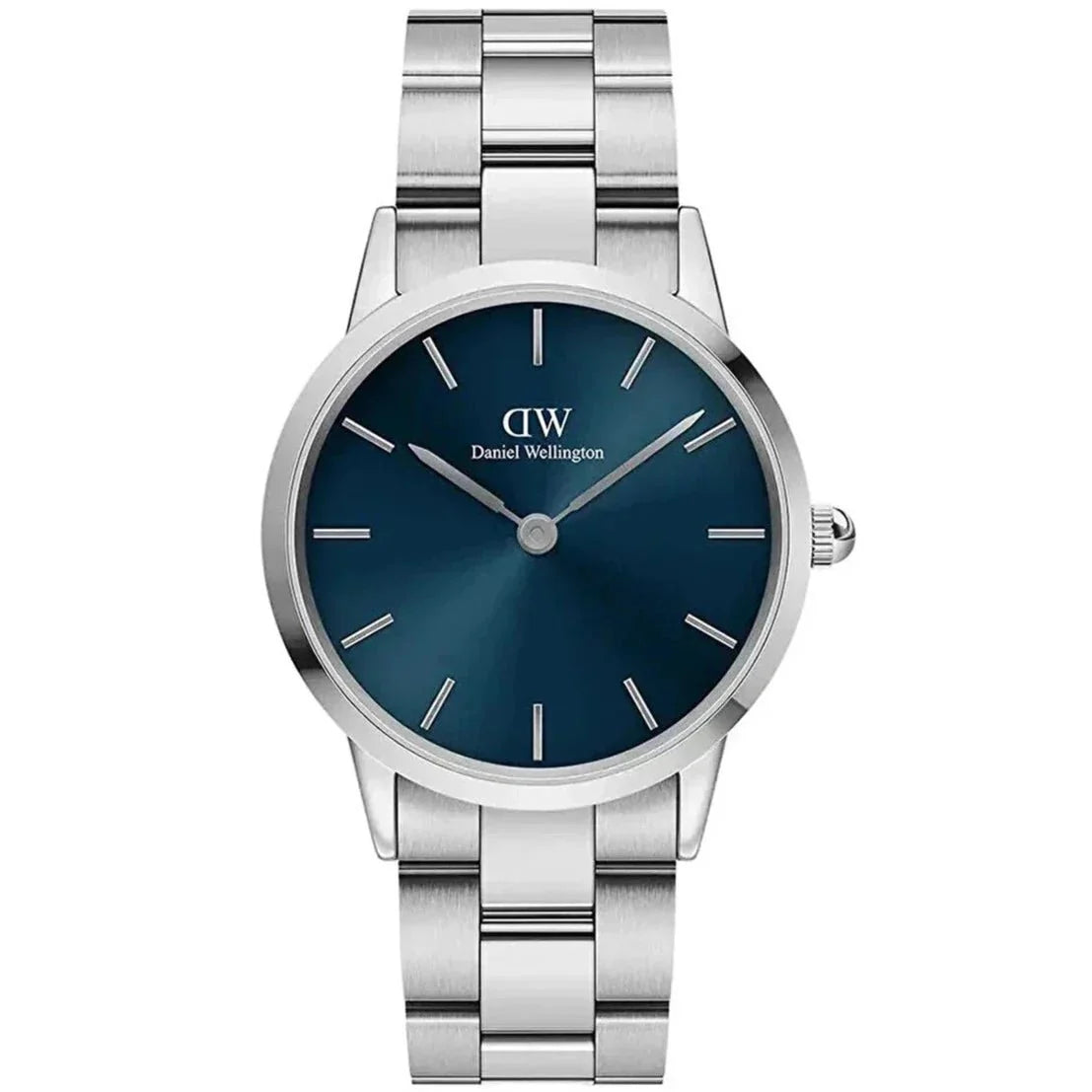 Daniel Wellington Iconic Link Arctic Ladies Silver Watch Dw00600458 -korean beauty