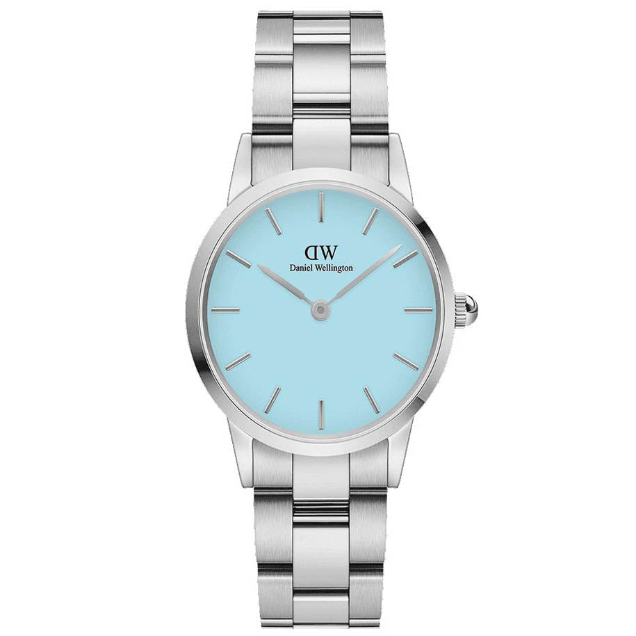 Daniel Wellington Iconic Link Ladies Silver Watch Dw00100540 -korean beauty