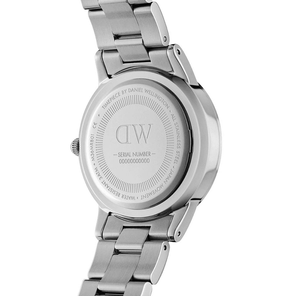 Daniel Wellington Iconic Link Ladies Silver Watch Dw00100540 -korean beauty