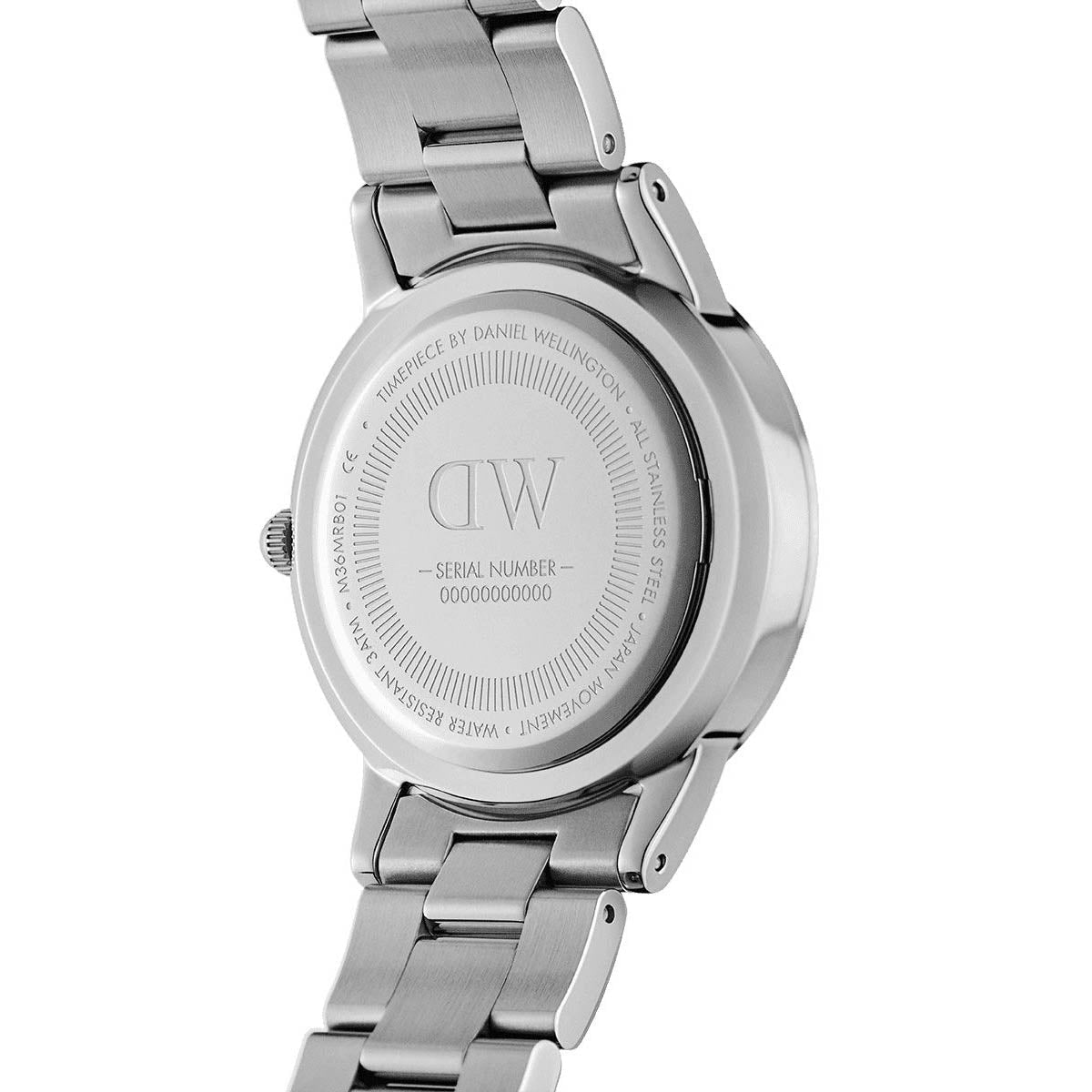 Daniel Wellington Iconic Link Ladies Silver Watch Dw00100540 -korean beauty