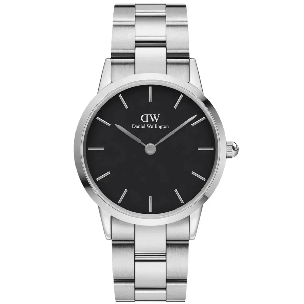 Daniel Wellington Iconic Link Ladies Silver Watch Dw00600204 -korean beauty