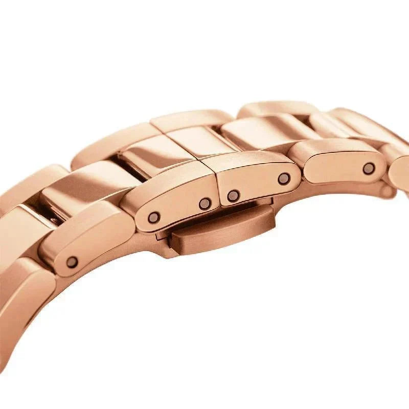 Daniel Wellington Iconic Link Mens Rose Gold Watch Dw00100343 -korean beauty