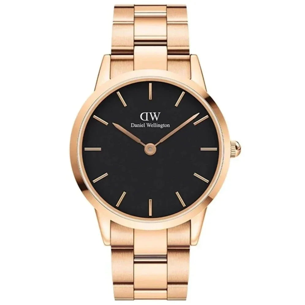 Daniel Wellington Iconic Link Mens Rose Gold Watch Dw00600344 -korean beauty