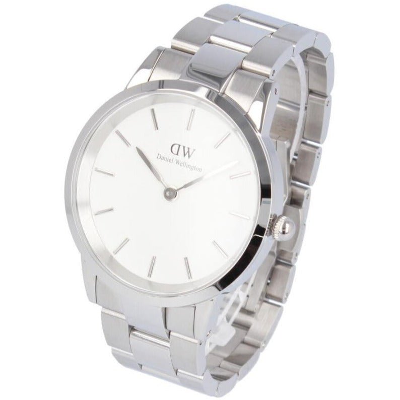 Daniel Wellington Iconic Link Mens Silver Watch Dw00600341 -korean beauty
