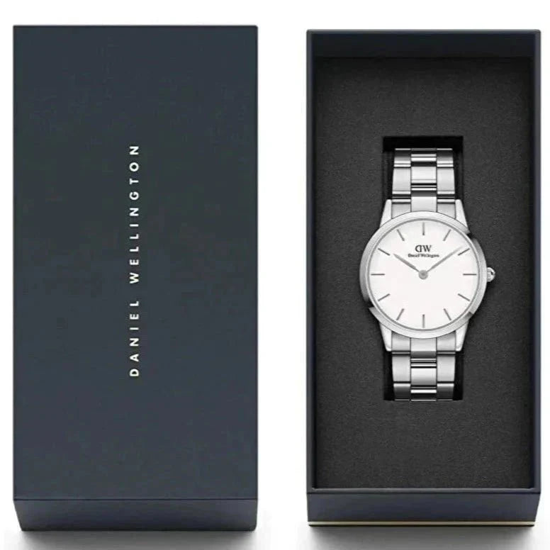 Daniel Wellington Iconic Link Mens Silver Watch Dw00600341 -korean beauty