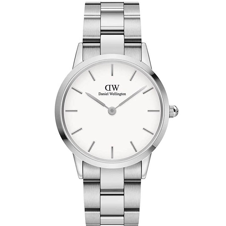 Daniel Wellington Iconic Link Unisex Silver Watch Dw00100203 -korean beauty
