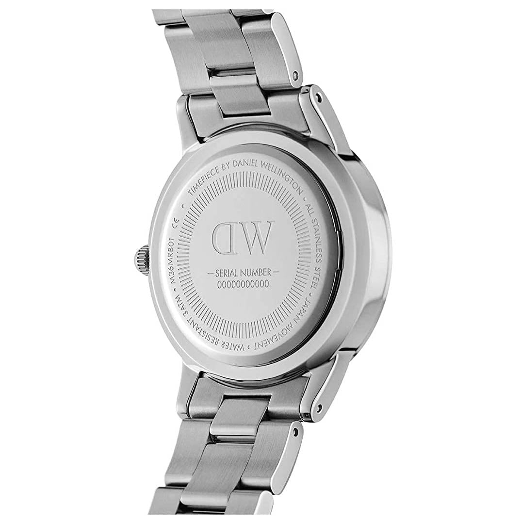 Daniel Wellington Iconic Link Unisex Silver Watch Dw00100203 -korean beauty
