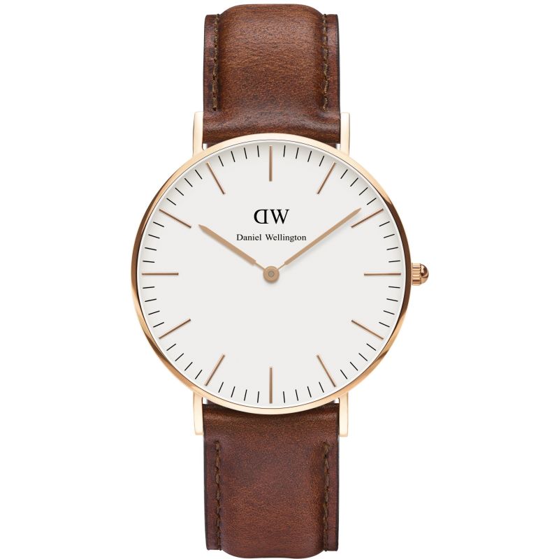 Daniel Wellington Mens Brown Classic St Mawes Watch Dw00100035 -korean beauty