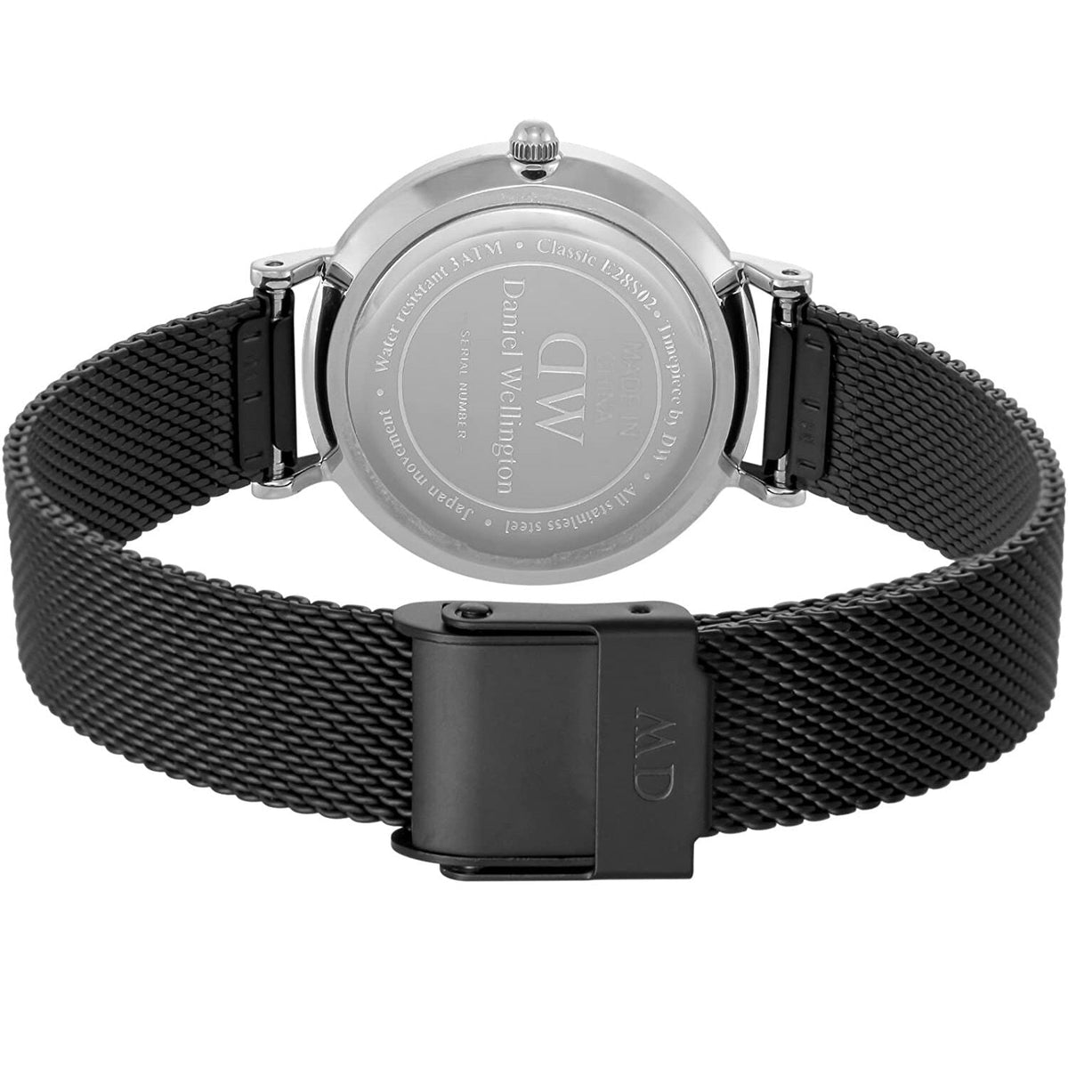 Daniel Wellington Petite Ashfield Ladies Black Watch Dw00600246 -korean beauty
