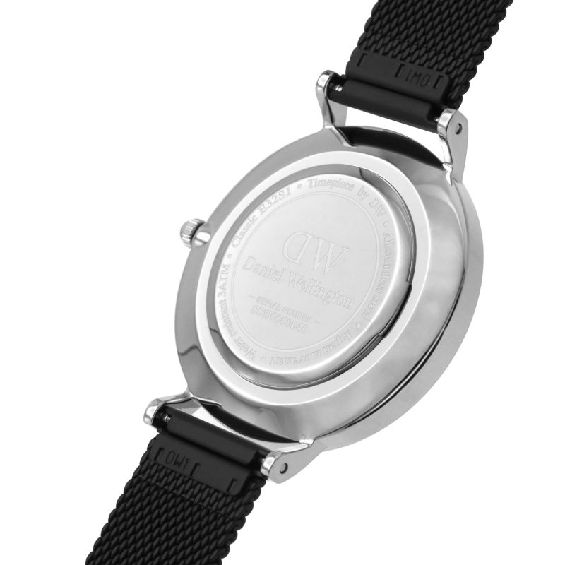 Daniel Wellington Petite Ashfield Ladies Silver Watch Dw00100202 -korean beauty