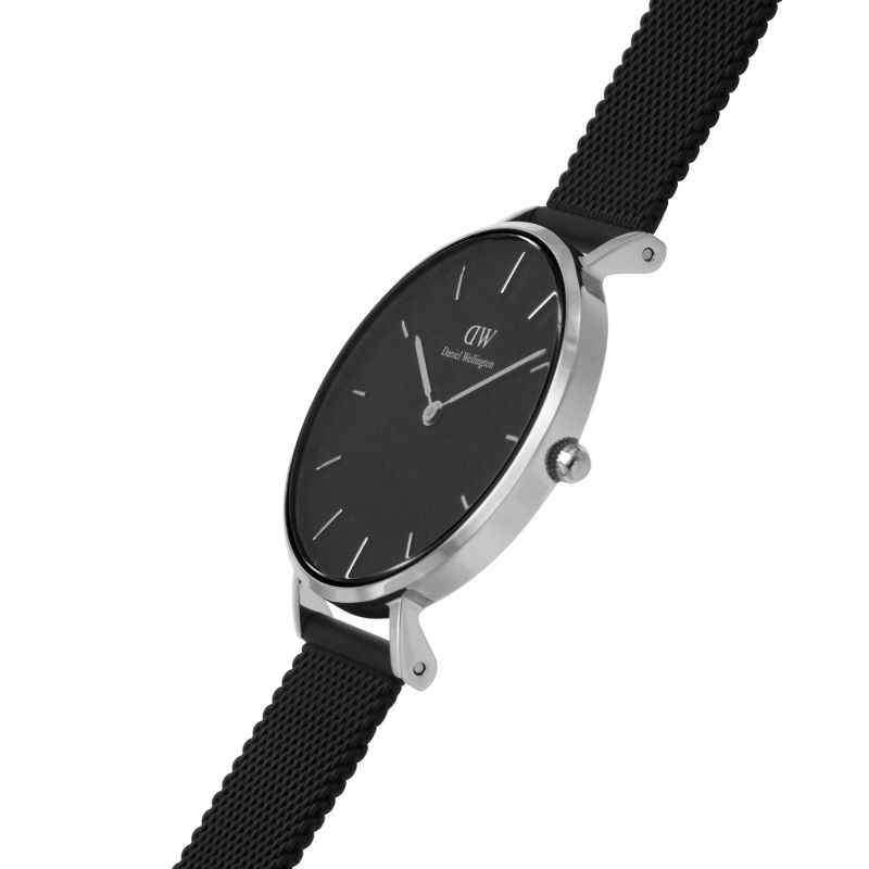 Daniel Wellington Petite Ashfield Ladies Silver Watch Dw00100202 -korean beauty