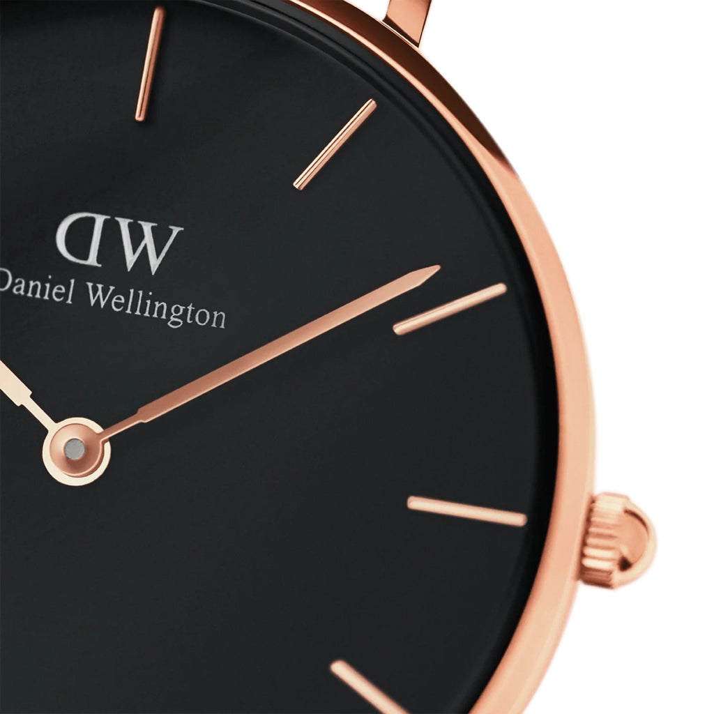 Daniel Wellington Petite Sheffield Ladies Black Watch Dw00600224 -korean beauty