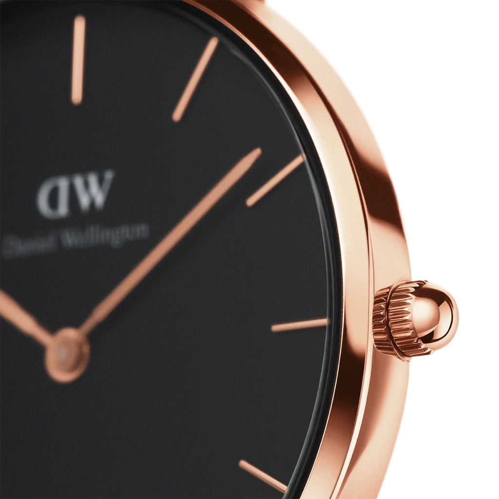 Daniel Wellington Petite Sheffield Ladies Black Watch Dw00600224 -korean beauty