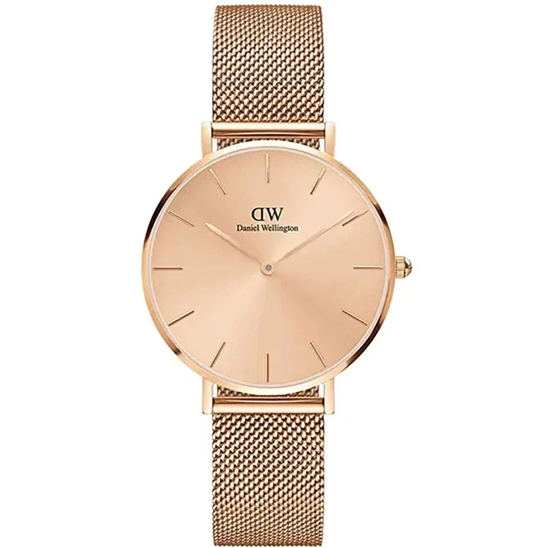 Daniel Wellington Petite Unitone Ladies Rose Gold Watch Dw00600471 -korean beauty