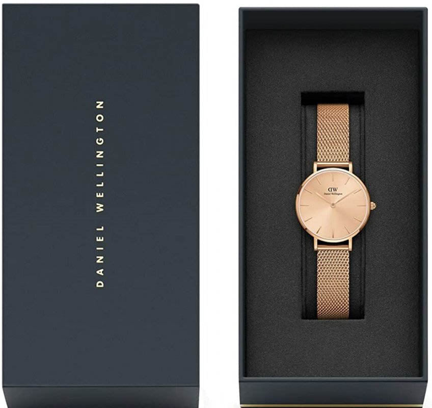 Daniel Wellington Petite Unitone Ladies Rose Gold Watch Dw00600471 -korean beauty