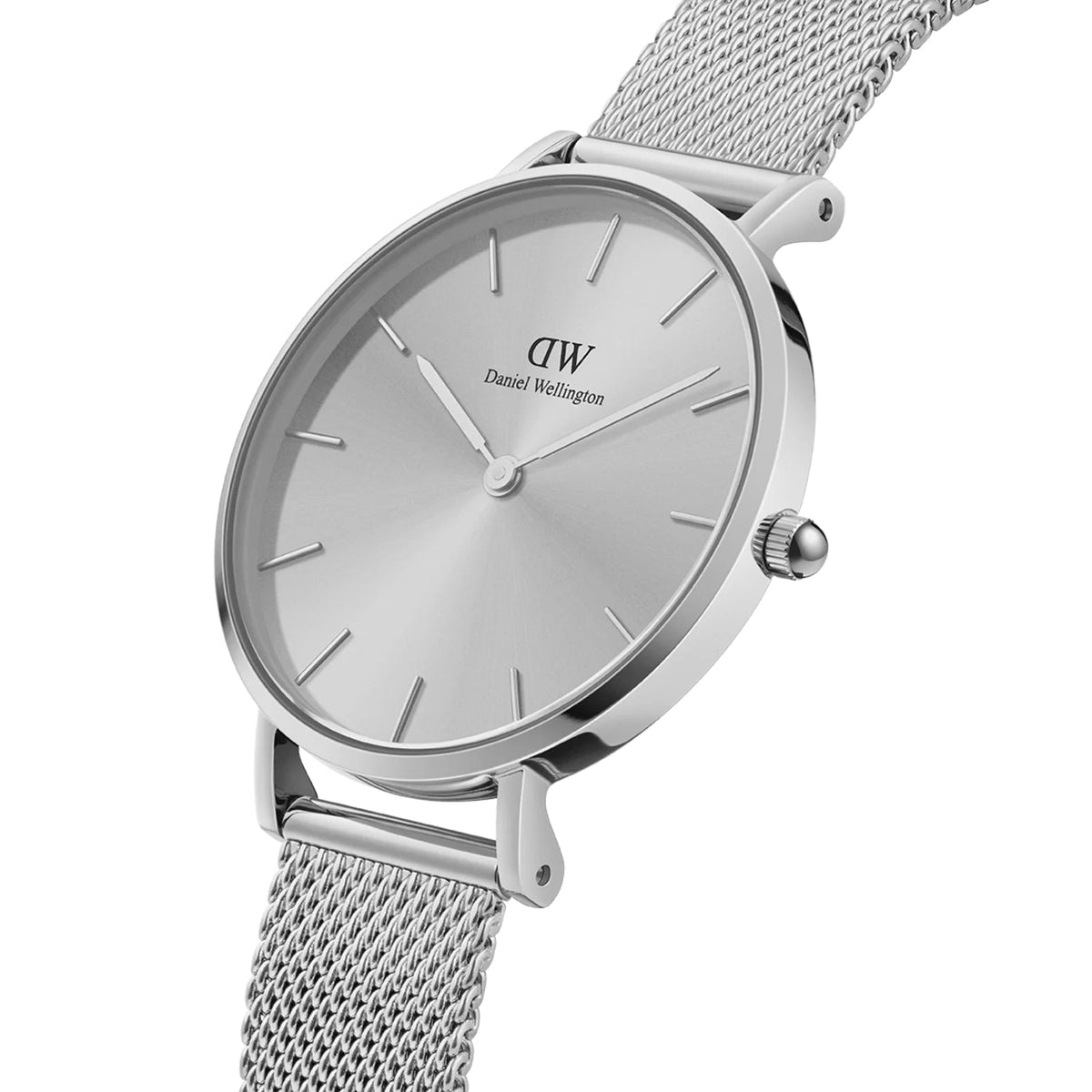 Daniel Wellington Petite Unitone Ladies Silver Watch Dw00600464 -korean beauty