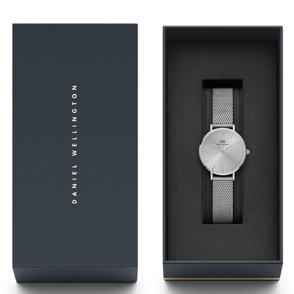 Daniel Wellington Petite Unitone Ladies Silver Watch Dw00600464 -korean beauty