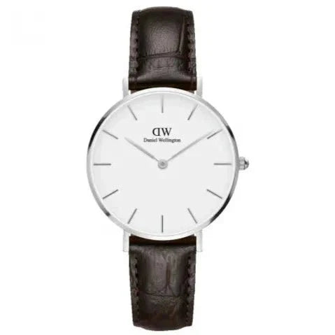 Daniel Wellington Petite York Ladies Silver Watch Dw00600188 -korean beauty