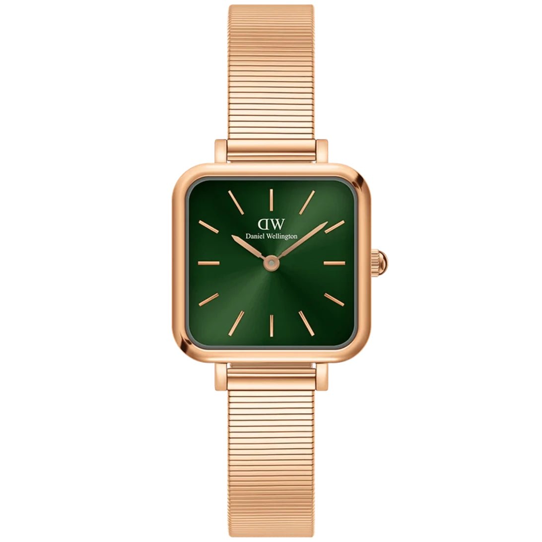 Daniel Wellington Quadro Studio Ladies Rose Gold Watch Dw00100519 -korean beauty