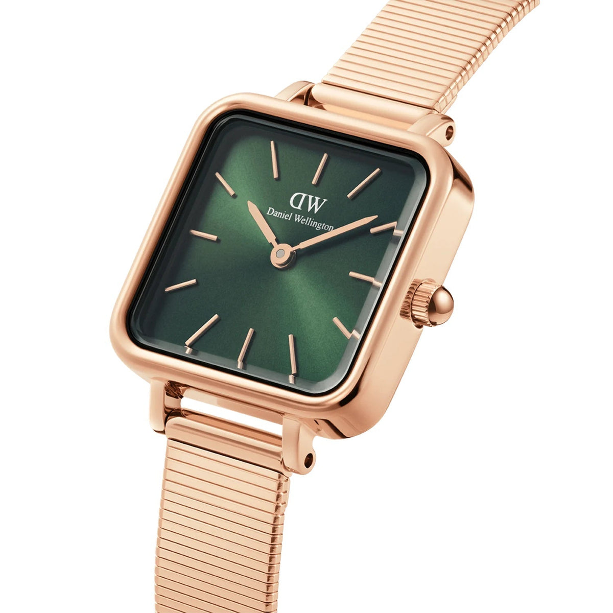 Daniel Wellington Quadro Studio Ladies Rose Gold Watch Dw00100519 -korean beauty