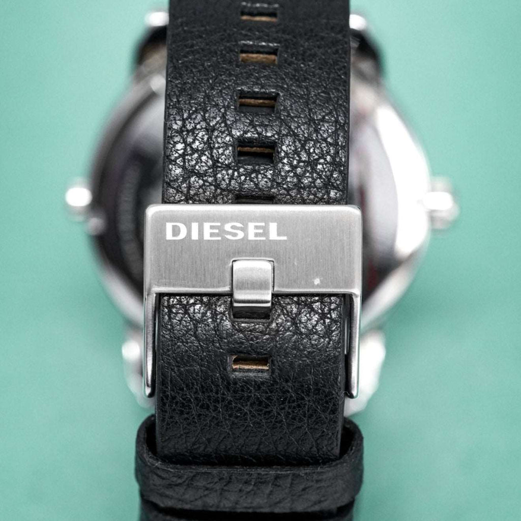 Diesel Dz7307 Men S Mini Daddy Silver Black Watch -korean beauty