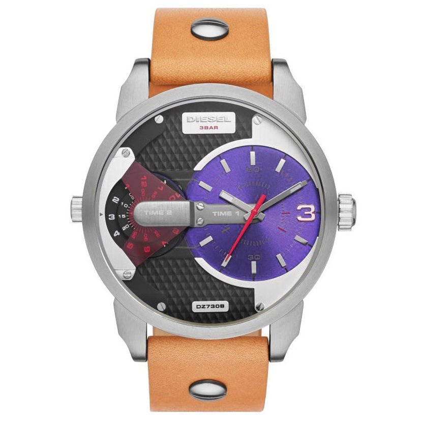 Diesel Dz7308 Men S Mini Daddy Blue Watch -korean beauty