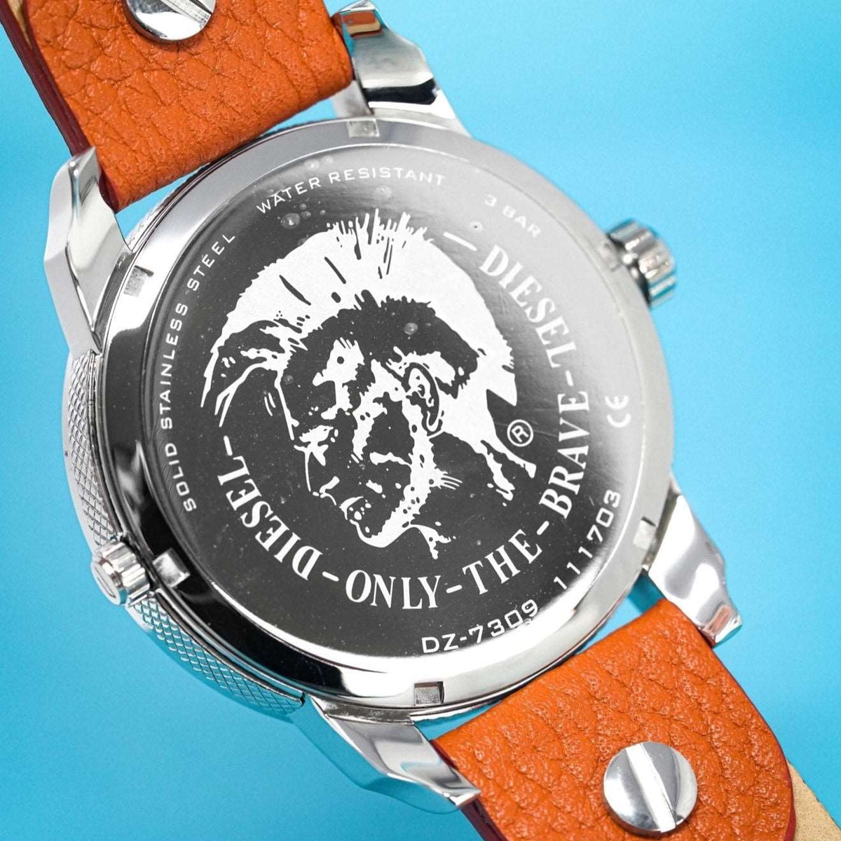 Diesel Dz7309 Men S Mini Daddy Silver Brown Watch -korean beauty