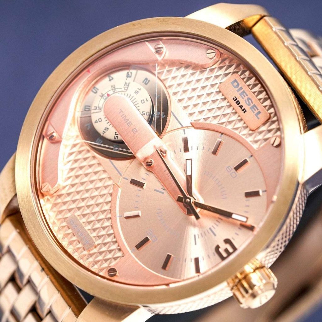 Diesel Dz7318 Men S Mini Daddy Rose Gold Watch -korean beauty
