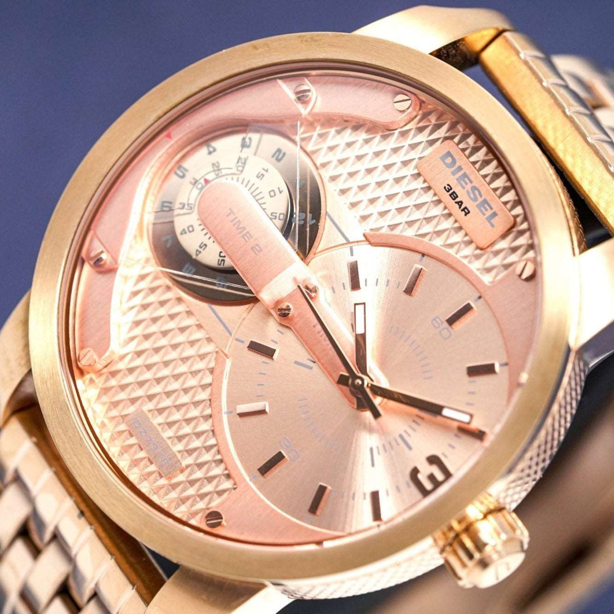 Diesel Dz7318 Men S Mini Daddy Rose Gold Watch -korean beauty