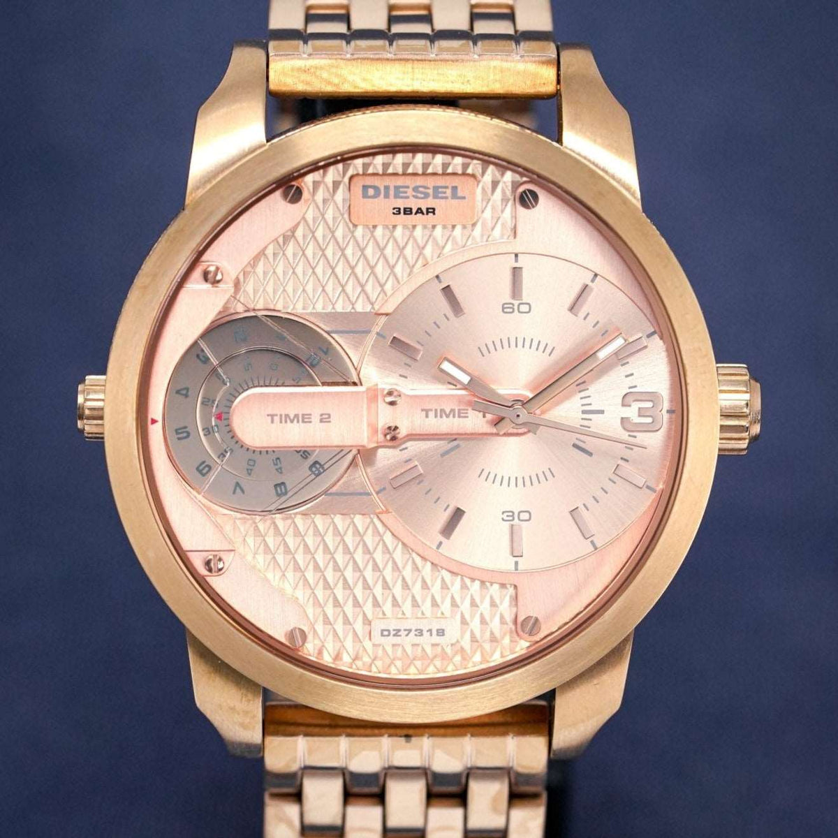 Diesel Dz7318 Men S Mini Daddy Rose Gold Watch -korean beauty