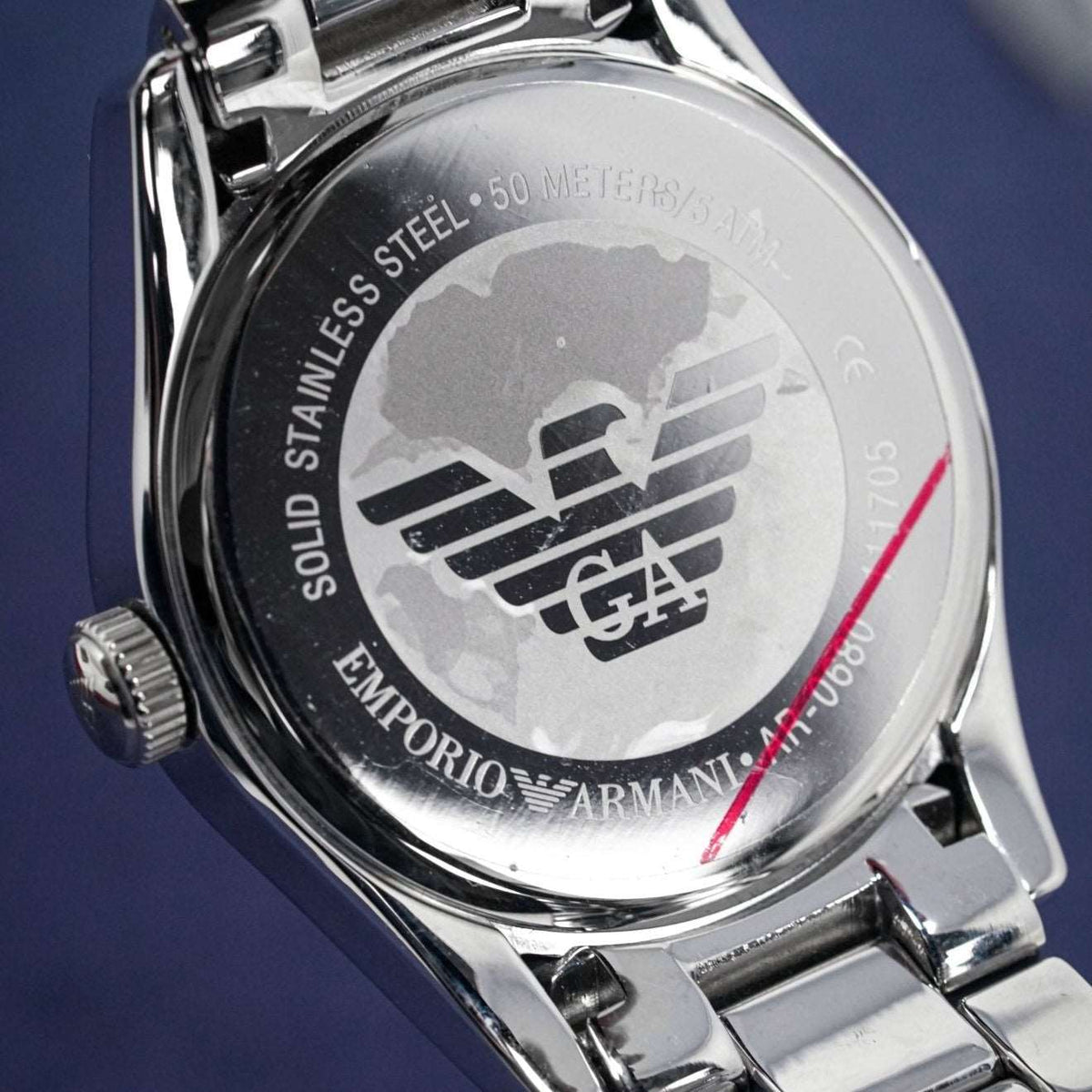 Emporio Armani Ar0680 Men S Valente Steel Watch -korean beauty