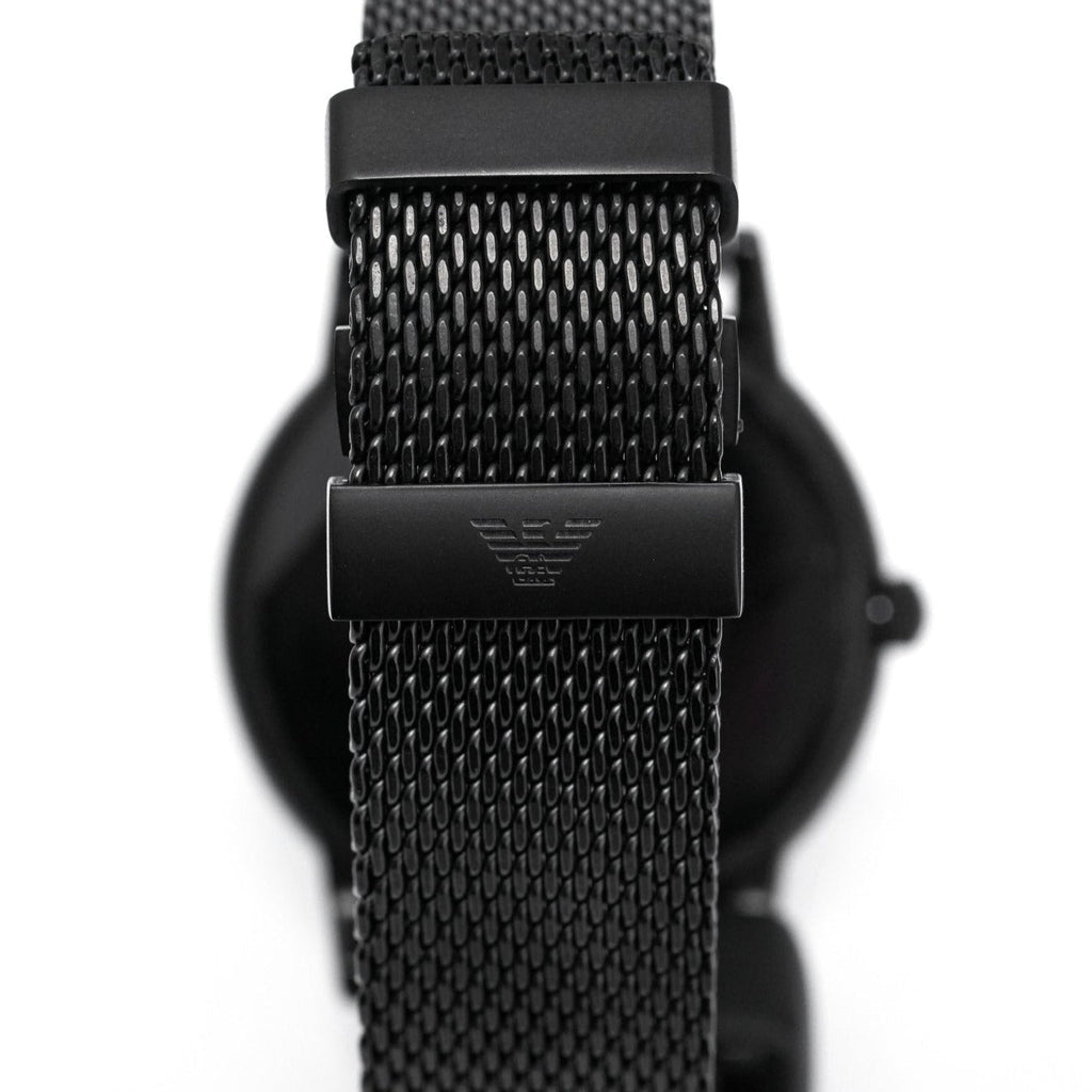 Emporio Armani Ar11046 Men S Luigi Black Pvd Watch -korean beauty