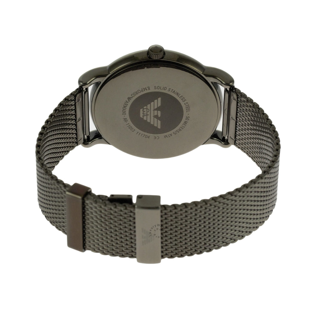 Emporio Armani Ar11053 Men S Gunmetal Watch -korean beauty