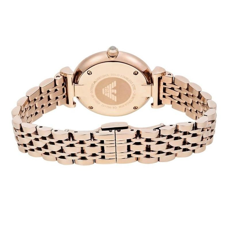 Emporio Armani Ar11059 Ladies Rose Gold Watch -korean beauty