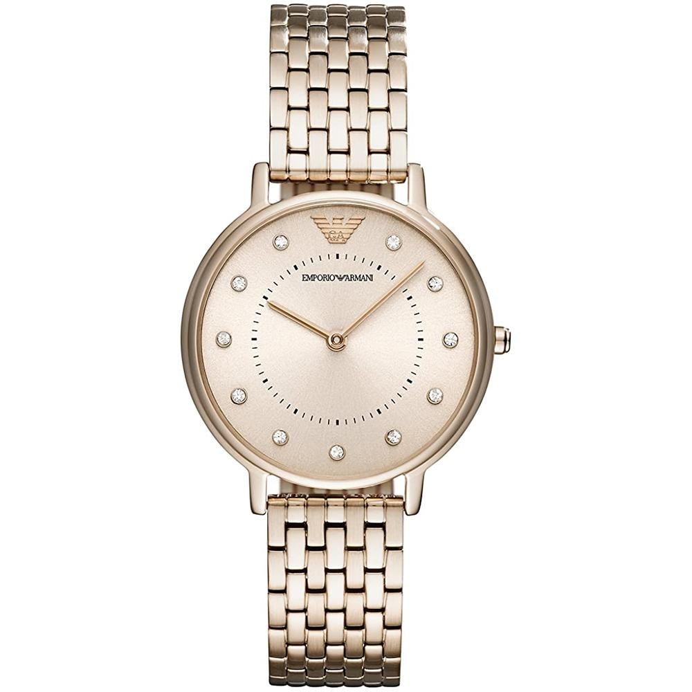 Emporio Armani Ar11062 Ladies Rose Gold Watch -korean beauty