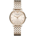 Emporio Armani Ar11062 Ladies Rose Gold Watch -korean beauty